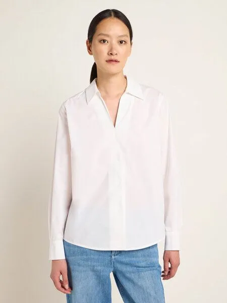 LANIUS LANIUS Bluse aus Bio-Baumwolle, White, – Produktbild 1 von 4