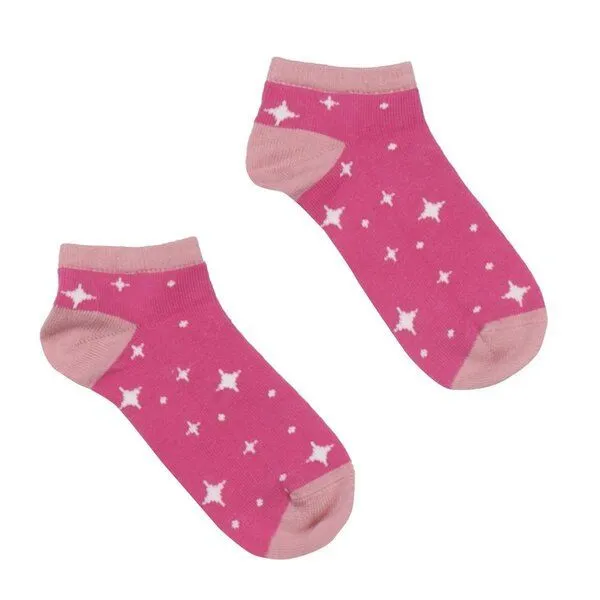 Walkiddy Sneakersocken Baby Bio Walkiddy Rosa Beige, GOTS-zertifiziert, umweltfreundlich und bequem aus 90% Bio-Baumwolle/8% Polyamid/2% Elasthan, nachhaltige Produktion. – Produktbild 1 von 2