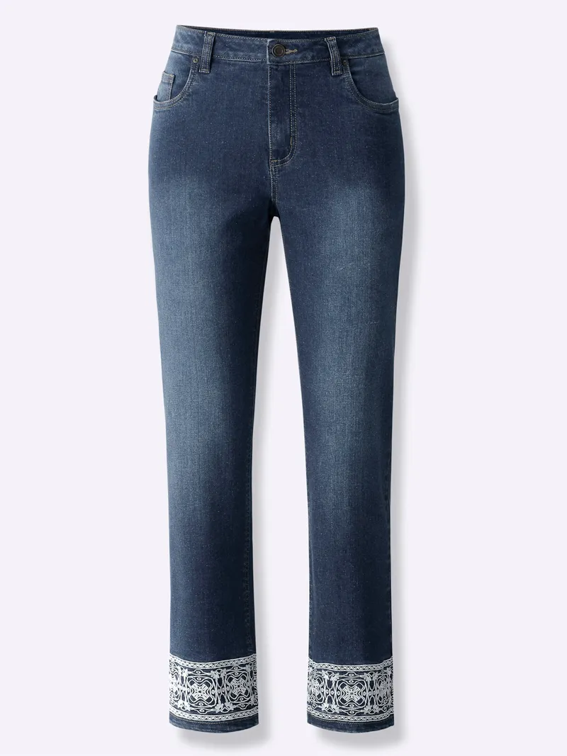 Witt 7/8-Jeans blue-stone-washed, Blue-stone-washed, – Produktbild 1 von 2