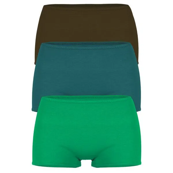 Frija Omina Frija Omina 3er Bio-Panties Set, Wald (grün), – Produktbild 1 von 2