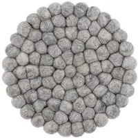 myfelt myfelt Filzkugel Topfuntersetzer (⌀ 20 cm), Grau meliert (carl), – Produktbild 1 von 1