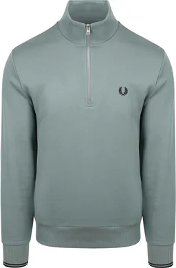 Fred Perry Fred Perry Half Zip Pullover Blau - Größe L – Produktbild 1 von 1