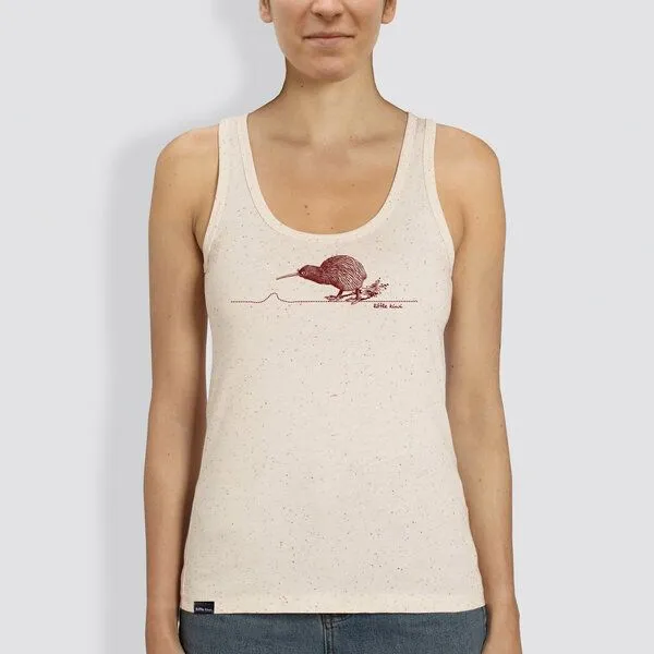little kiwi little kiwi Damen Tank Top, "Kiwi", Mandarine, – Produktbild 1 von 3