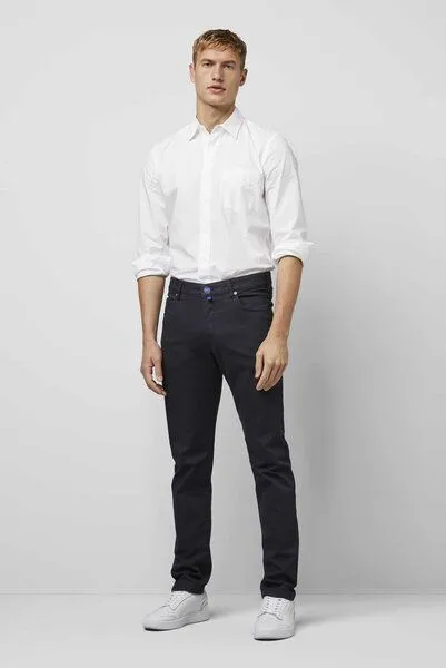 M 5 BY MEYER M 5 BY MEYER Baumwoll Five Pocket, Blau (marine), – Produktbild 1 von 5