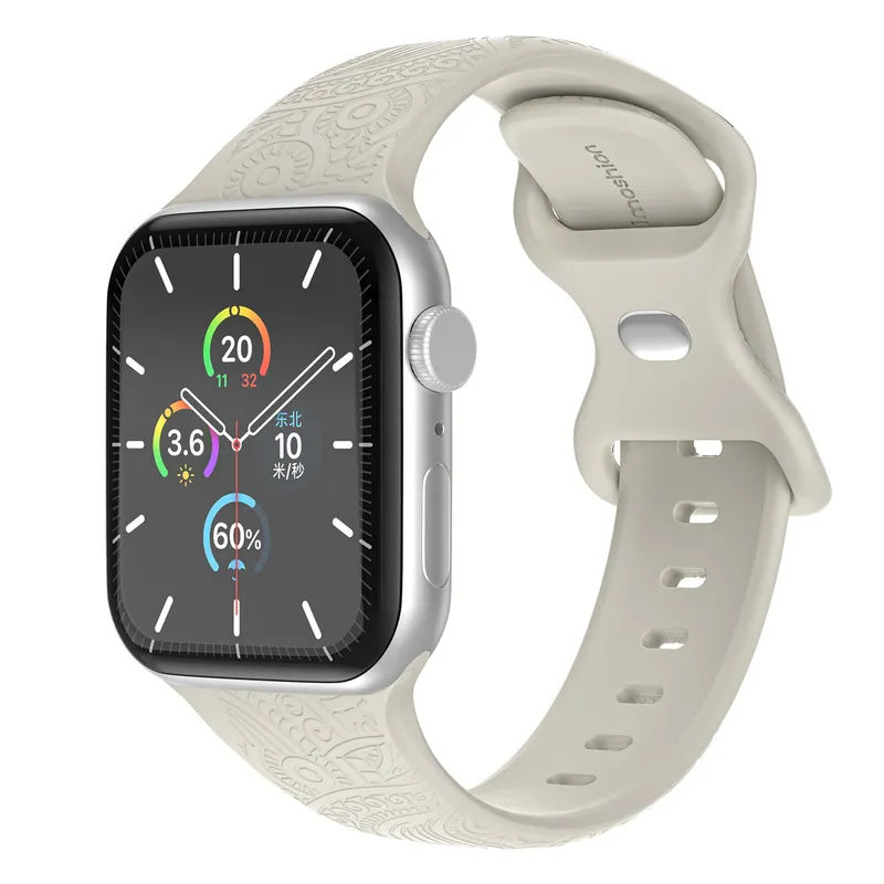 imoshion imoshion Mandala Silikonarmband für Apple Watch | 38/40/41/42 mm, Starlight, – Produktbild 1 von 1