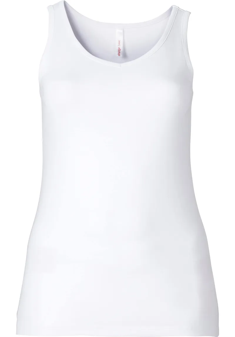 sheego Longtop, Weiß, – Produktbild 2 von 2