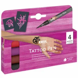 KREUL KREUL Tattoo Pen 4er-Set Tribals – Produktbild 1 von 1