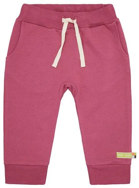 loud + proud loud + proud Babys & Kinder Weiche Sweathose, GOTS-zertifiziert, Rouge(pink), – Produktbild 2 von 4