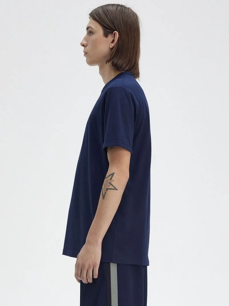 Fred Perry Fred Perry T-Shirt Ringer Tennis Blue - Größe XXL, Blau, – Produktbild 3 von 5