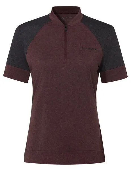 Vaude VAUDE T-Shirt Women's Altissimo Q-Zip Shirt, Dark oak, – Produktbild 1 von 5