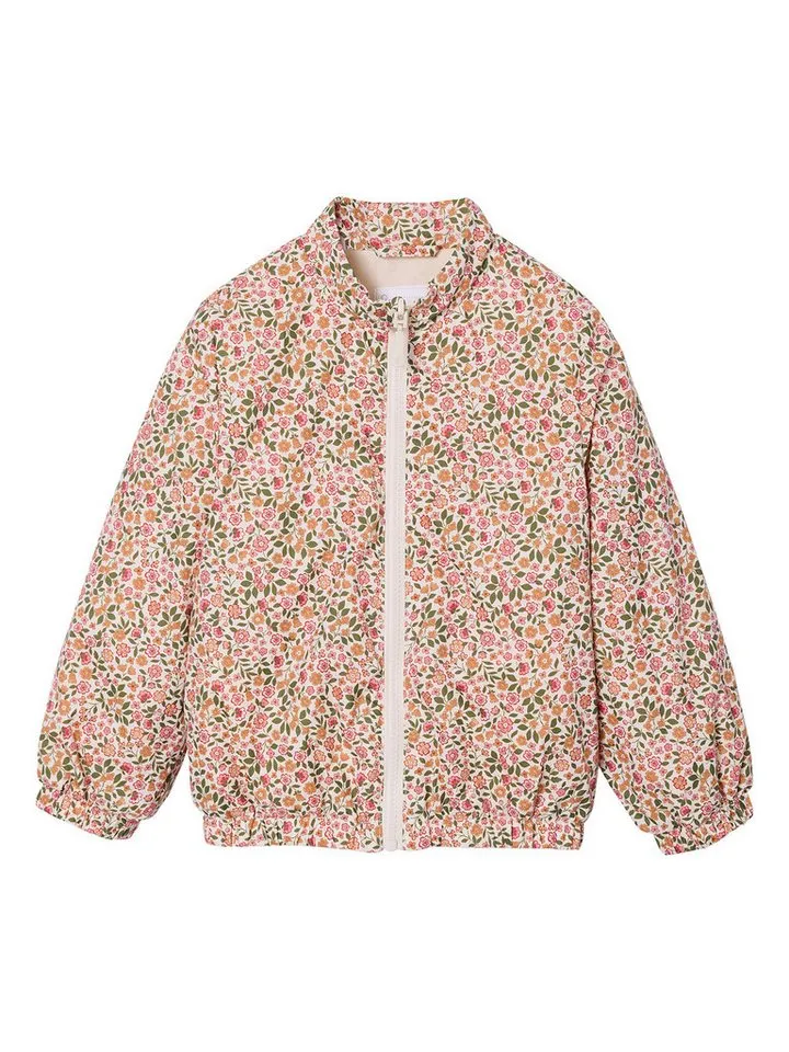 Vertbaudet Vertbaudet Parka 3-in-1 Parka mit Blumenmuster für Mädchen, Grün, – Produktbild 2 von 4