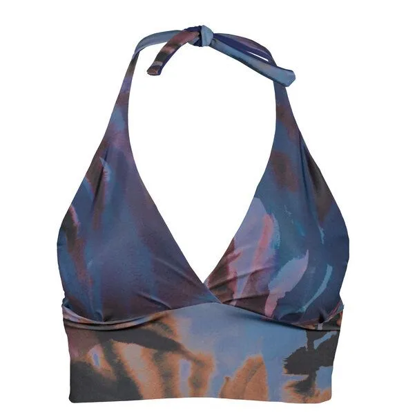 Frija Omina Frija Omina Recycling Bikinitop Fjordella Muster, Palm blau, – Produktbild 1 von 2
