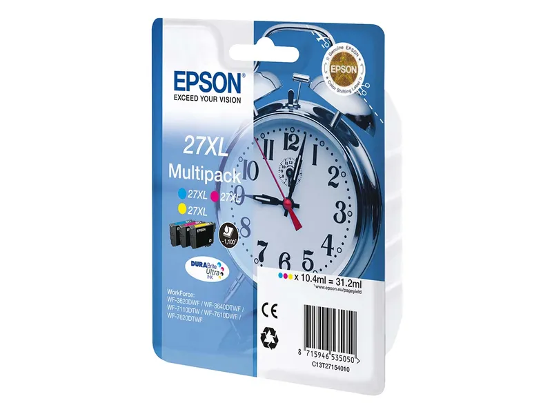 Epson Epson 3er Set Tintenpatronen T2715XL cyan, magenta, gelb – Produktbild 2 von 3