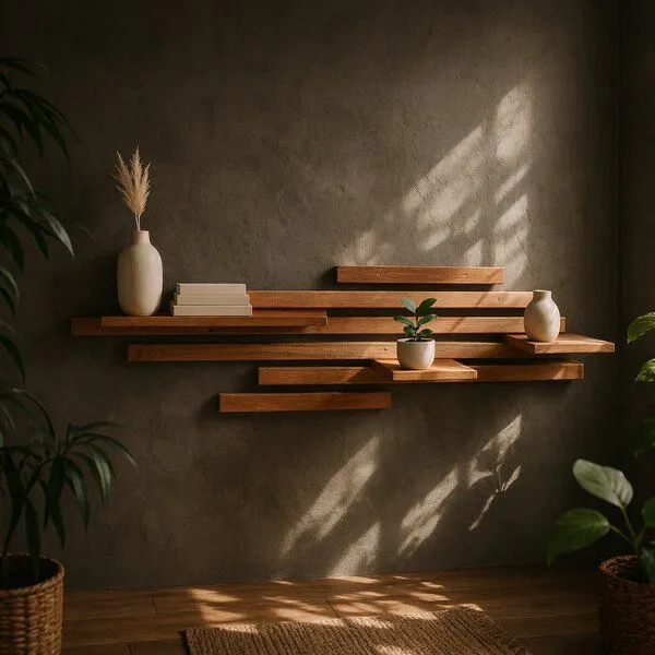 Living Oak Living Oak Wandregal Eiche No.02 – Produktbild 1 von 3