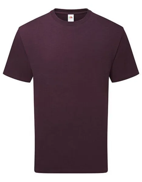 Fruit Of The Loom Fruit of the Loom Unisex T-Shirt mit Rundhals aus Bio - Baumwolle 15 Farben bis Größe 3XL, Dark plum (lila), – Produktbild 1 von 4