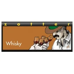 Zotter Bitterschokolade mit Whiskycreme, handgeschöpft – Produktbild 1 von 1