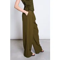 JAN N JUNE JAN 'N JUNE Damen vegan Weite Plisseehose Niva Rosemary – Produktbild 1 von 1