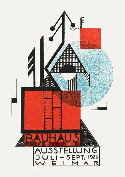 Photocircle Photocircle Poster / Leinwandbild - Bauhaus Austellung Weimar 1923 (sepia) – Produktbild 5 von 8