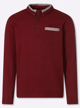 marco donati Langarmshirt dunkelrot – Produktbild 1 von 1