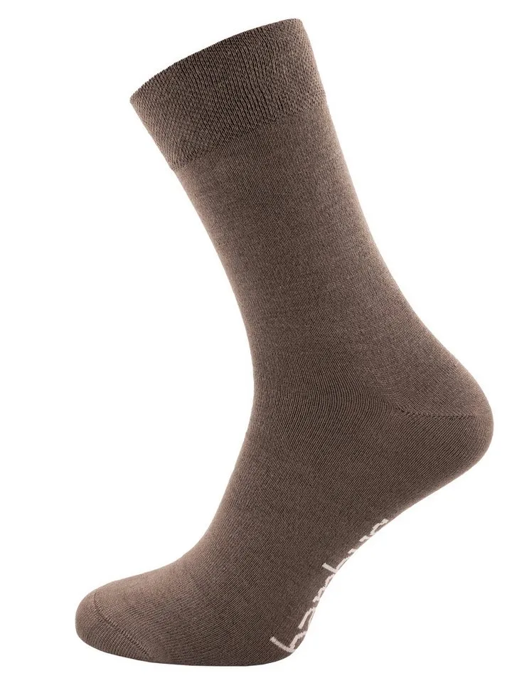 Cotton Prime® Socken Bambussocken ohne Gummibund (10-Paar) weich und atmungsaktiv durch Viskose, Braun, – Produktbild 3 von 5