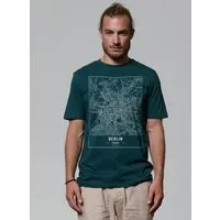watapparel watapparel T-Shirt Unisex City maps Berlin Landkarte, Glazed green, – Produktbild 1 von 1