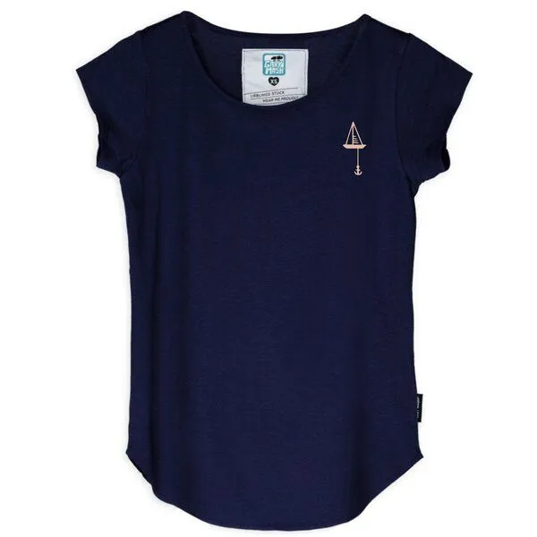 Gary Mash GARY MASH Shirt Asheville Segelboot aus Biobaumwolle, Dunkelblau, – Produktbild 1 von 4