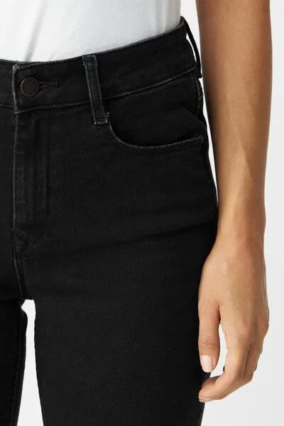 DAWN Damen Jeans STELLAR Slim Straight DAWN Bio-Baumwolle, Black, – Produktbild 5 von 5