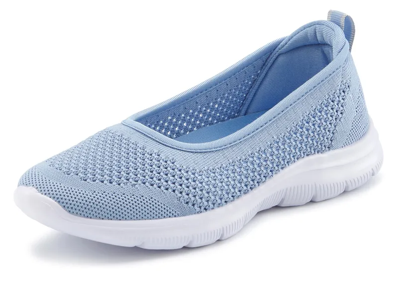 Lascana Sneaker Ballerinas, Hellblau, – Produktbild 2 von 3