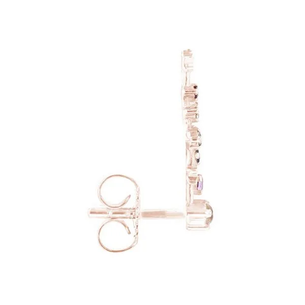Eppi Eppi Ohrringe mit Sternzeichen Pisces, Rosé, – Produktbild 3 von 3