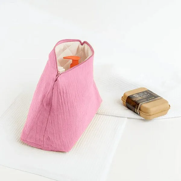 PAPATE PAPATE Bio-Baumwoll-Kulturtasche, Rosa, – Produktbild 7 von 7