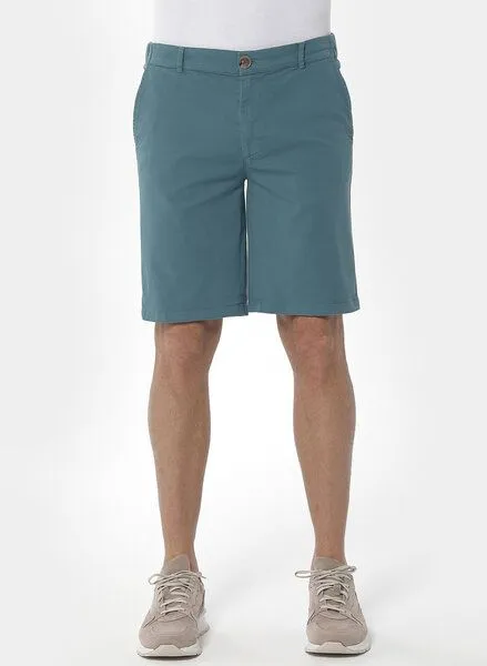 ORGANICATION ORGANICATION Chino-Shorts aus Bio-Baumwolle, Grün(perol green), – Produktbild 1 von 3