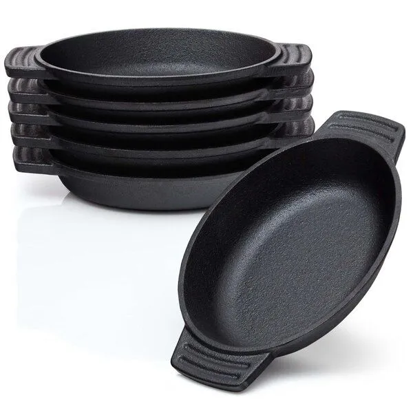 BBQ Nerd BBQ Nerd Servierpfännchen aus Gusseisen im 6er Set – Produktbild 1 von 4