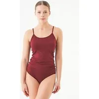 ORGANICATION ORGANICATION ESSENTIALS-ALINA - Singlet Top aus supersoftem TENCEL Modal-Mix, Bordeaux, – Produktbild 1 von 1
