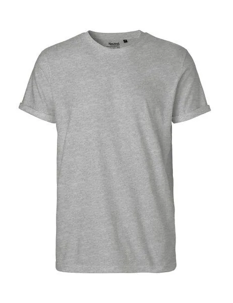 Neutral® - 3FREUNDE Neutral® - 3FREUNDE Männer T-Shirt Roll-Up, Hellgrau, – Produktbild 1 von 4