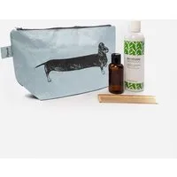 paprcuts paprcuts Kulturbeutel, Sausage dog (blau schwarz), – Produktbild 1 von 1