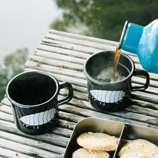Cmig Cmig Emaille Tasse Assel, Schwarz, – Produktbild 2 von 4