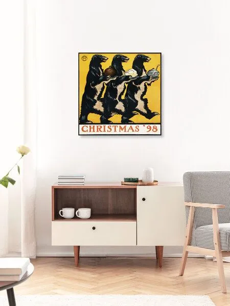 Photocircle Photocircle Poster / Leinwandbild - Vintage Weihnachten '98 von Edward Penfield – Produktbild 2 von 4