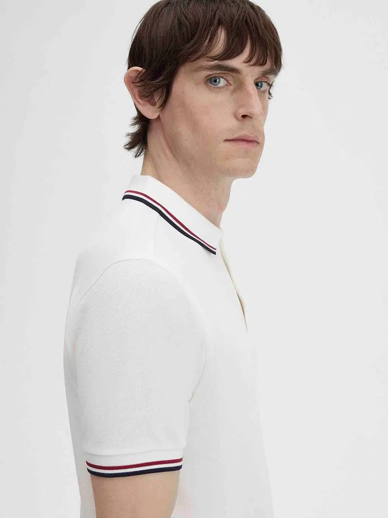 Fred Perry Fred Perry Polo M3600 Off White T60 - Größe XXL, Weiß, – Produktbild 3 von 5