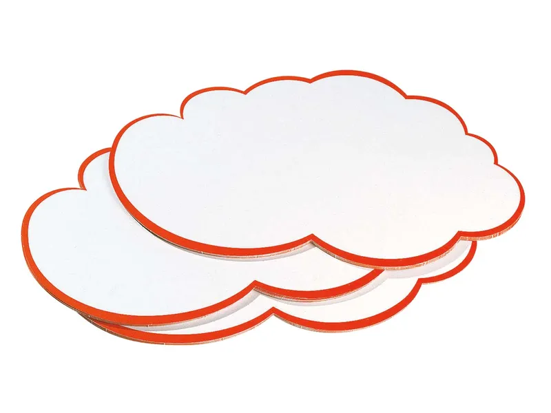20 Bl. Moderatorenpapier Wolken 25x42cm – Produktbild 1 von 1