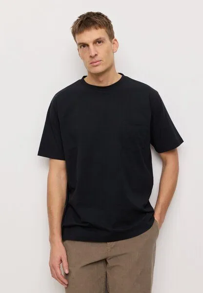 recolution Herren T-Shirt aus Bio-Baumwolle - APOSERIS POCKET - recolution, Black (schwarz), – Produktbild 1 von 4
