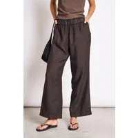 JAN N JUNE JAN 'N JUNE Damen vegan Hose Beveren Schlammbraun – Produktbild 1 von 1