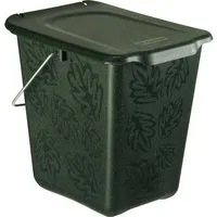 rotho rotho Komposteimer "GREENLINE" aus Bio-Kunststoff, 7 l, grün – Produktbild 1 von 1