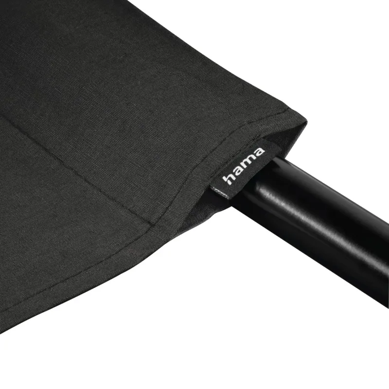 Hama Hama Fotostudio-Hintergrund, Stoff, 2,95 x 6 m, Schwarz, – Produktbild 3 von 5