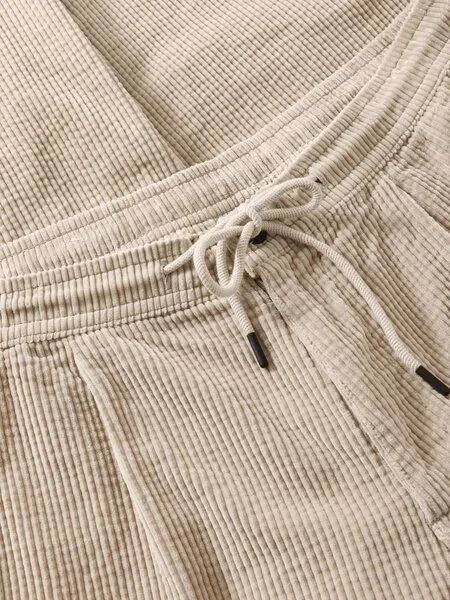 KnowledgeCotton Apparel KnowledgeCotton Apparel Cord-Hose Fig Comfort, Light feather gray, – Produktbild 3 von 4