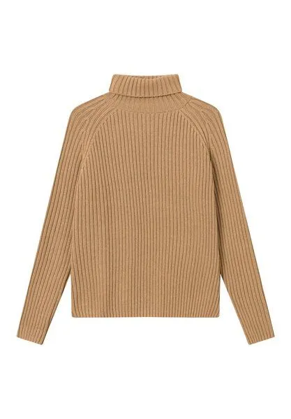 Givn Berlin Givn Berlin Rollkragen-Strickullover CASSIA aus recycelter Wolle, Beige, – Produktbild 4 von 4