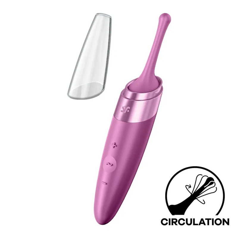 Satisfyer Satisfyer Twirling Delight, 17 cm, Beere, – Produktbild 1 von 1