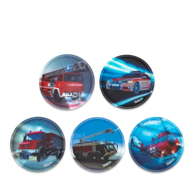 Ergobag Ergobag Kletties Matt Set (5-tlg.) Feuerwehr, Multicolored, – Produktbild 1 von 1