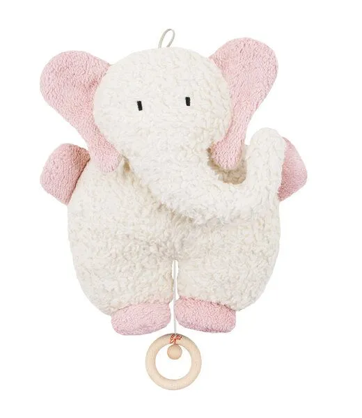 Efie Efie Spieluhr Elefant rosa, kbA (organic) – Produktbild 2 von 7