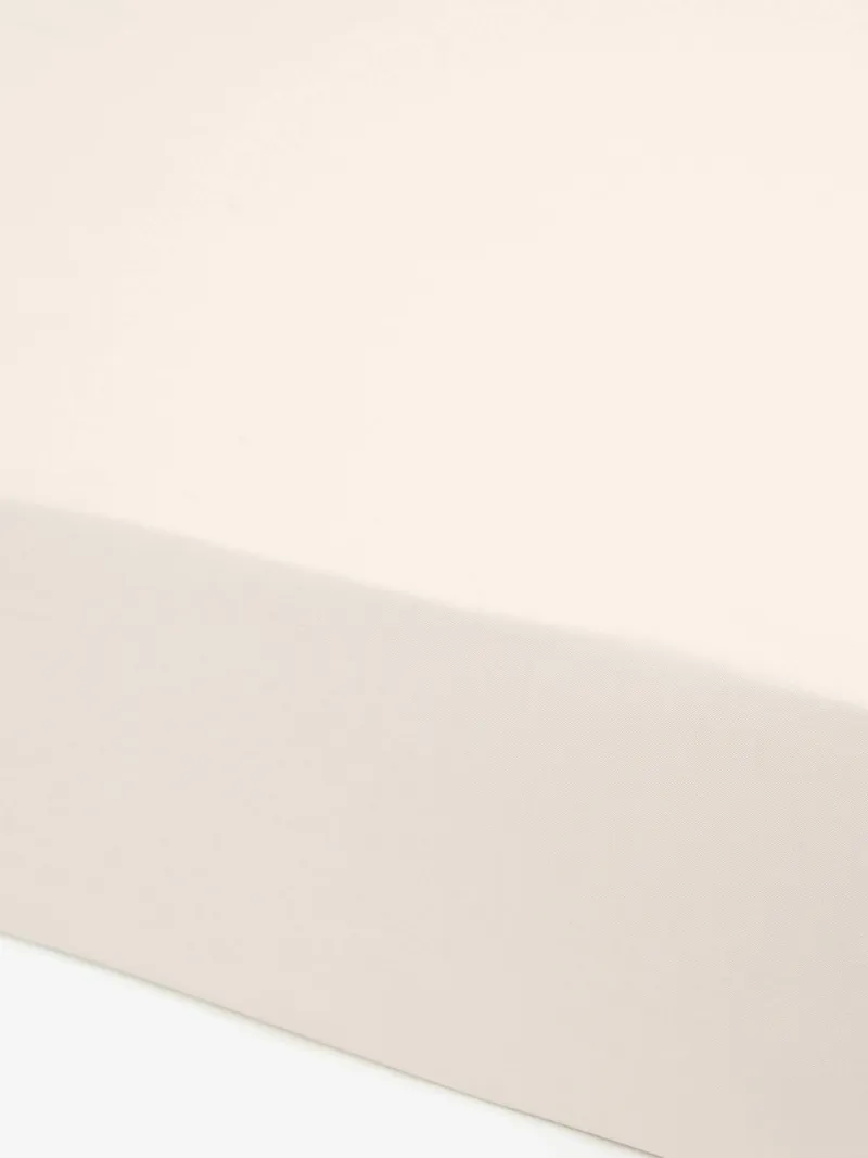 Vertbaudet Kinder Spannbettlaken uni, Wollweiß, – Produktbild 3 von 3