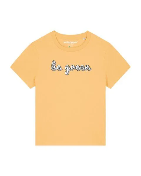 watapparel watapparel T-Shirt Frauen be green, Green, – Produktbild 1 von 4